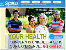 Tablet Screenshot of gentraclabs.com